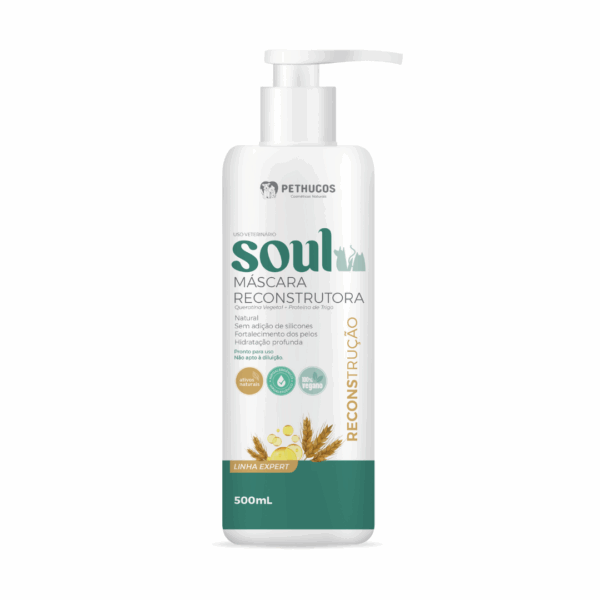 Mascara de Reconstrução -  Queratina Vegetal + Proteína de Trigo 500ml